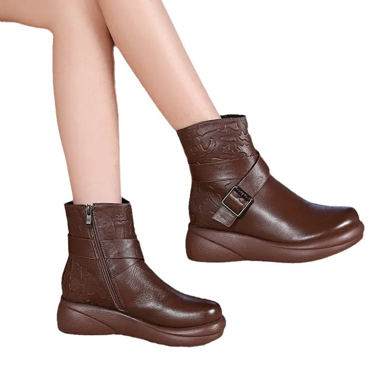 Trendy Women's Chunky Ankle Boots for Fall/Winter