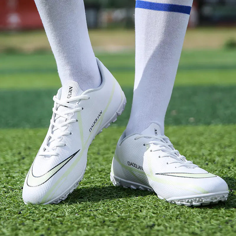 Men's Microfiber Soccer Shoes for Outdoor Sports