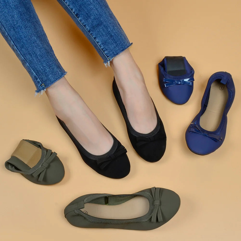 Women's Flat Round-Toe Soft Bottom Shoes