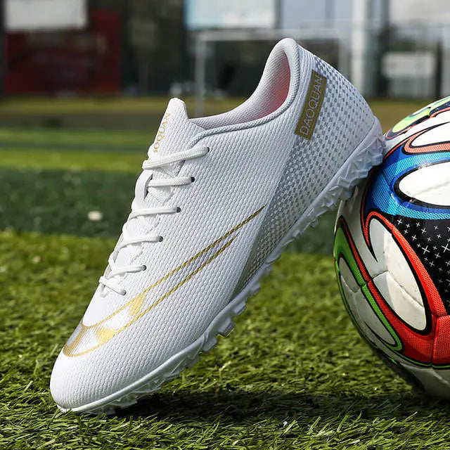Men's Microfiber Soccer Shoes for Outdoor Sports