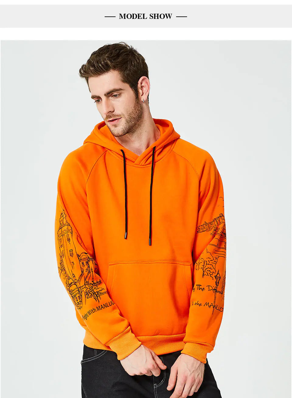 Men's Casual Hoodie - Trendy Youth Fashion Wear