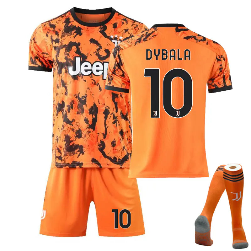 2021 Juventus Home Gold Jersey with Socks, Ronaldo 7