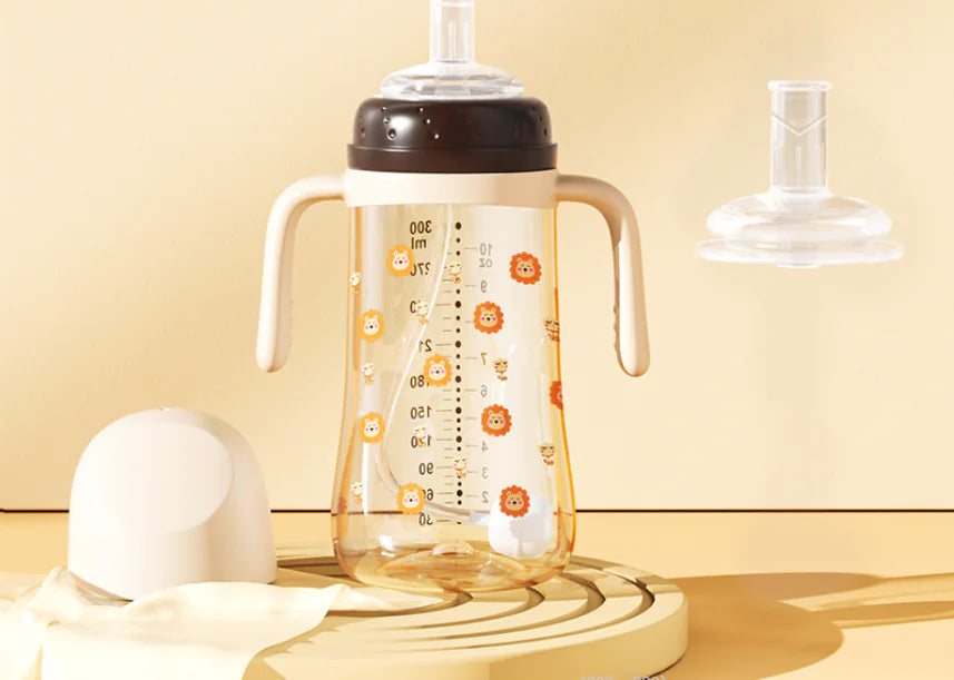 Newborn Baby Dual-Use Straw Drinking Cup