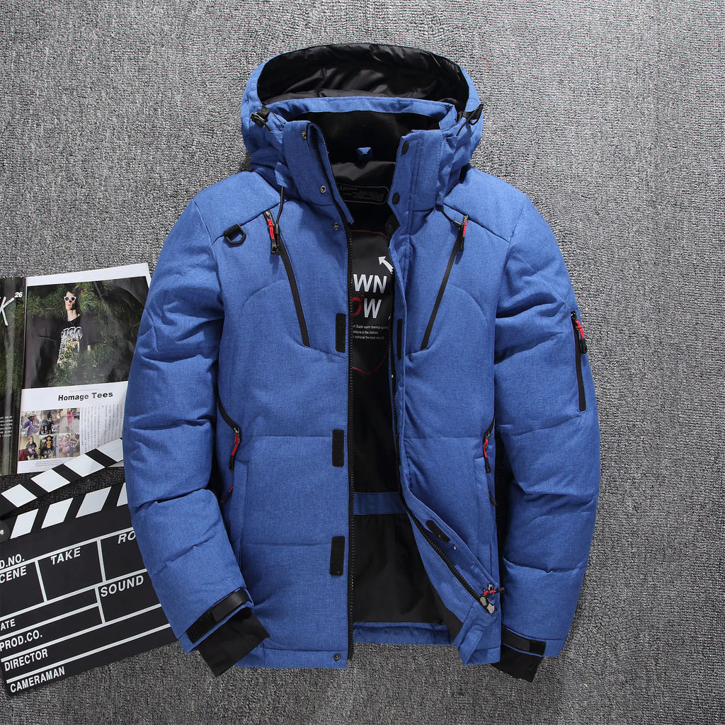 Hooded Jacket Down Coat for Men and Women