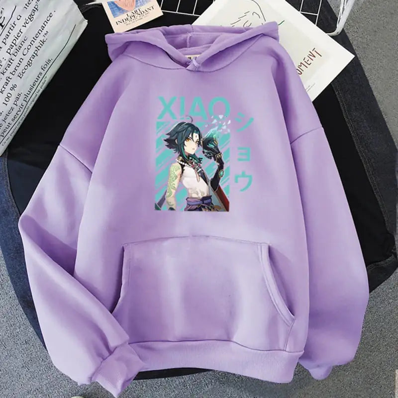 Couple Hooded Fleece Pullover Sweater