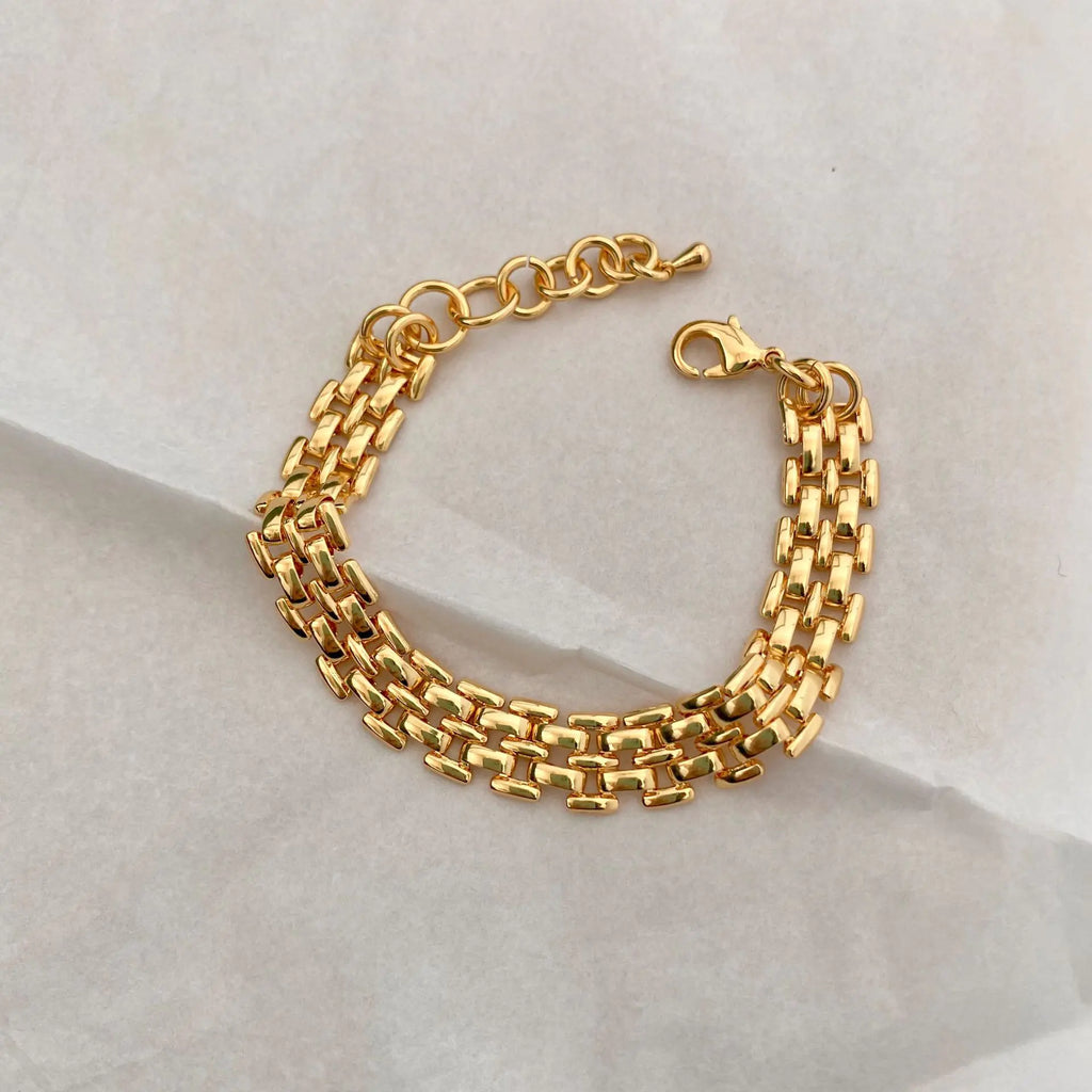 Choker Necklace 18K Gold Plated for Summer Vintage Style