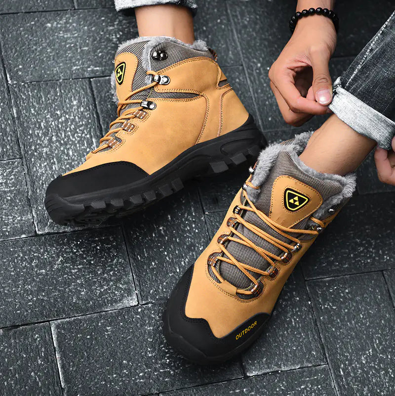 Men's Breathable Waterproof High-Top Hiking Shoes 45-46