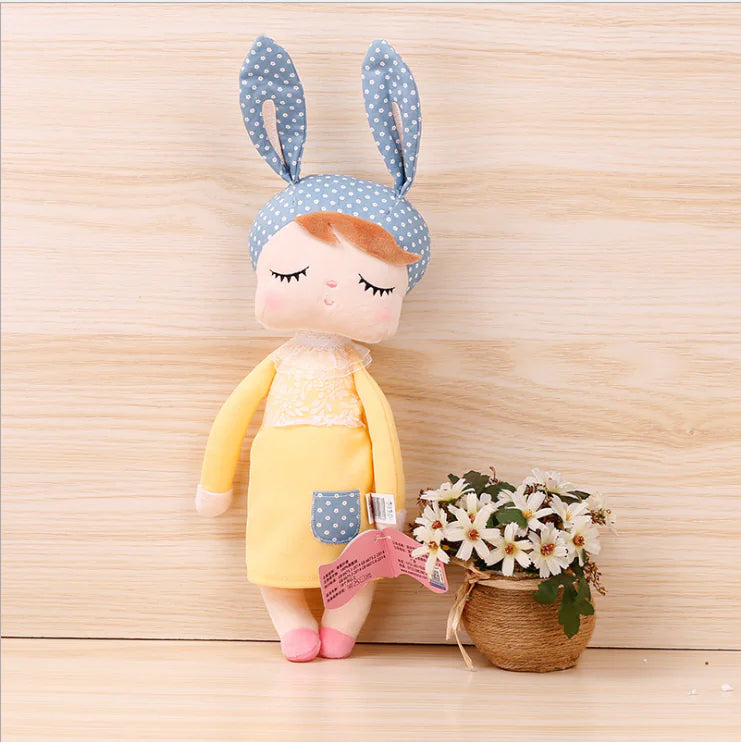 Custom Plush Toy Cute Dress-Up Doll with Cartoon Bag