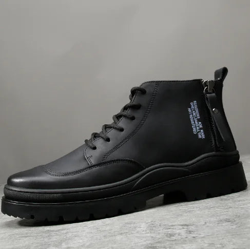High-Top Tooling Men's Boots in British Desert Style